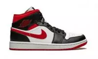 nike air jordan 1 mids 2021 gym red black white